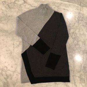 Vince Camuto Mock Neck Colorblock